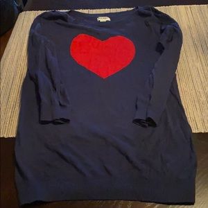 Old Navy Heart Sweater size small